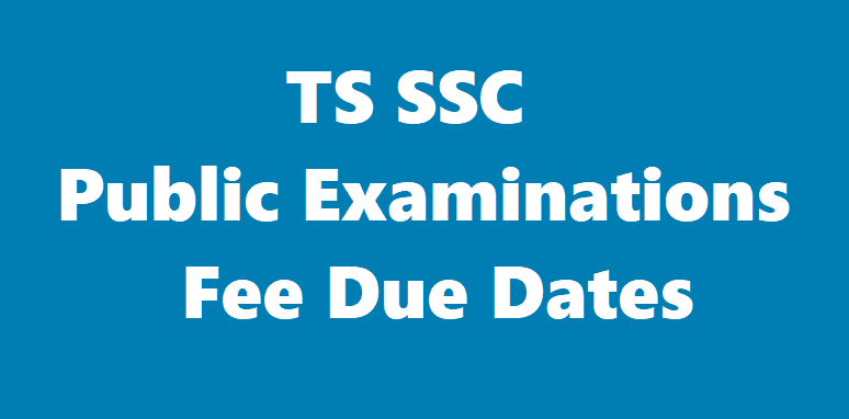TS SSC Public exam fee last on October 29th
